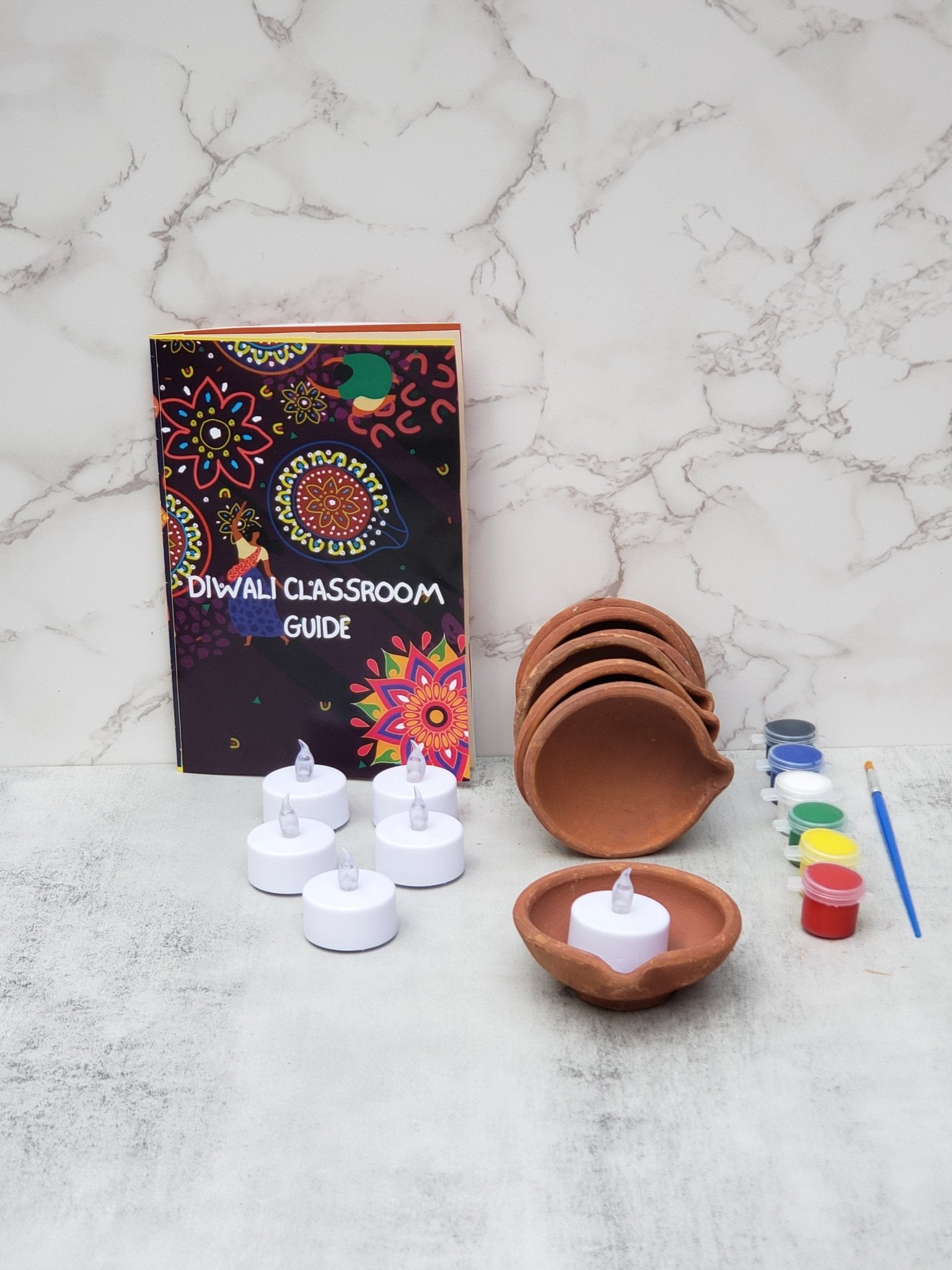 Diya Diwali Classroom Kit - 10 Crafts per Kit - Tulsie