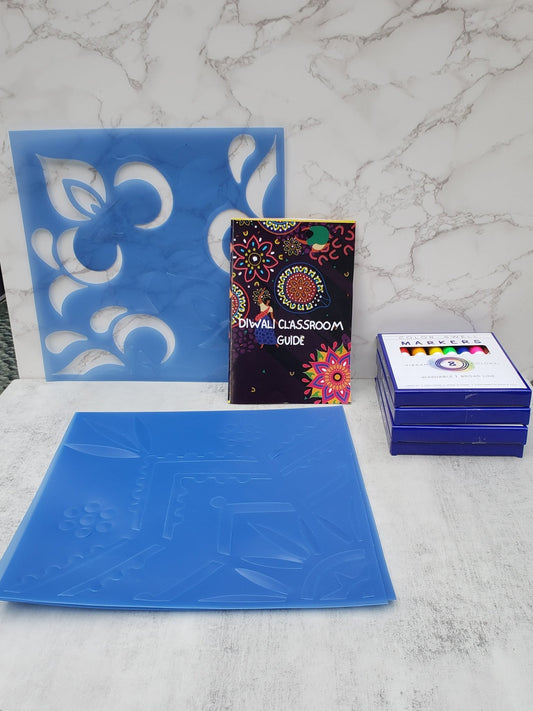 Rangoli Diwali Classroom Kit - 10 Crafts per Kit - Tulsie